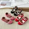 Zapatos de Princesa para Niña 2026 Primavera/Otoño Nuevos Sandalias de Tacón Alto de Suela Suave para Niños Zapatos Individuales Elegantes para Niñas Zapatos de Moda para Actuación