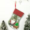 Bolsa de Regalo de Calcetines Pequeños de Navidad Calcetines de Navidad Bolsa de Dulces Decoraciones Bolsa de Regalo Colgante de Calcetines para Árbol de Navidad Bolsa de Navidad