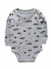 Comercio Exterior Original Individual Manga Larga Algodón Puro para Niños Ropa de Liebre de Una Pieza Algodón para Bebé Pedo Traje de Escalada Corto Triángulo Cuatro Estaciones para Niños y Niñas