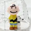 Llavero Colgante de Dibujos Animados Snoopy Lindo Muñeco Charlie de Snoopy Juguete Colgante para Mochila Snoopy