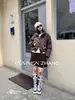 Cz Zhang Inverno 90 Penugem de Pato Branca Manga Removível Petite Curta Jaqueta de Penas para Mulheres Doce Colete B48167