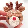 Otoño e Invierno 2026 Nuevos Productos Transfronterizos Adornos de Bola de Navidad Adornos Colgantes Tejidos a Mano Pura Decoración de Árbol de Navidad para Fiesta