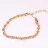 Pulseira Simples de Moda Torcida Estilo Japonês e Coreano Senso de Design Nicho Estilo Frio Elegante Pulseira de Moda para Homens