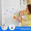 Venta caliente calendario magnético acrílico de borrado en seco para refrigerador calendario magnético para refrigerador calendario transparente de borrado en seco tablero para escribir