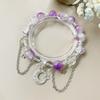 Pulsera de estilo chino de otoño limitada historia de flores alto valor de color cambio de color pulsera femenina menos pulsera de bosque joyería de esmalte coloreado al por mayor