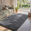 Alfombra de Lana de Seda Pelo Largo Dormitorio Sala de Estar Felpudo Suave Agradable a la Piel Apta para Mascotas Decoración del Hogar Alfombra Venta al por Mayor Transfronteriza