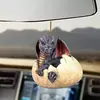 Amante del Dragón Rojo y el Dragón Calavera Regalo para Amante de las Calaveras Decoración Colgante para Coche Colgante para Espejo Retrovisor Accesorios