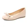 En Stock Nuevos Zapatos Mary Jane Estilo Francés con Lazo y Tacón Oculto para Mujer, Estilo Veraniego de Noche Zapatos Slip-On de Cuero Jk