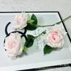 3 Rosas de Diamante Artificial para Decoración de Boda, Arreglo de Pared de Flores Cascada de Rosas Artificiales, Arreglo de Piso de Flores Falsas para Salón de Bodas