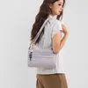 2026 Nova Moda Primavera Cedo Simples Impermeável Nylon Bolsa Feminina Bolsa de Ombro Versátil Leve Bolsa Transversal com Múltiplos Compartimentos