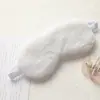 Máscara de Ojos Negra Personalizada para Dormir Máscara de Ojos de Felpa Personalizada Transpirable Cómoda Amigable con la Piel Máscara de Ojos de Seda Helada Máscara de Protección para Ojos Otoño/Invierno