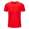 HBT 2209# camiseta de algodón para niños de color liso de secado rápido 180g cuello redondo camiseta para niños XYW84 en stock base para hombre es grande