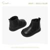 Botas de Cuero para Niñas Snafy 2025 Primavera y Otoño Nuevas para Niños Suela Suave Antideslizante Botas de Algodón Grandes para Bebé