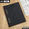 Cuaderno de Hojas Sueltas con Logo Imprimible, Papel de Hojas Sueltas Extraíble y Reemplazable, Bloc de Notas de Registro Simple de Aspecto Elevado para Negocios