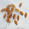 11*20mm Vidro Tcheco Pintado de Dourado Acessórios para Joias DIY Pingente de Mão Cordão com Contas Capa de Celular