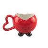 Taza de Cerámica Creativa Nueva de Amor, Taza de Cerámica Linda de Emoción Sanadora Tridimensional, Regalo de Graduación, Recuerdo