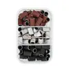 Cabeça de Lixamento para Unhas Transfronteiriça Anel de Lixamento Anel de Lixamento de Unhas Moedor Elétrico Caixa Preto e Branco Multicor com Rolamento