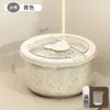 Novo Balde de Arroz para Uso Doméstico, à Prova de Insetos, à Prova de Umidade, Selado, Caixa de Armazenamento de Arroz de Grande Capacidade, Pote de Arroz, Armazenamento com Tampa Flip-Top para Arroz e Farinha