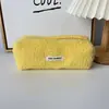 Estuche de Peluche de Gran Capacidad Estilo Japonés Caja de Papelería Linda para Niñas Estudiante de Aspecto Elegante Estuche de Peluche de Colores