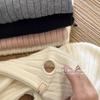 Ropa Casual para Niños Ropa Interior Cálida para Niñas Tejidos de Punto 2025 Ropa de Invierno Tejidos de Punto de Cuello Medio para Niños Moderno