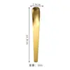Colher de Aço Inoxidável Colher de Sorvete Doméstica Colher Celebridade da Internet Colher de Bolo Simples Moderna com Cabo Longo Colher de Sobremesa Colher para Recheio de Pastel