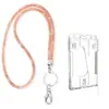 Red de Pesca Lista para Usar Insignia de Trabajo Incrustada con Diamantes Correa para el Cuello Lanyard Llavero Brillante de Fácil Extracción Lanyard Portatarjeta de Identificación