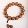 Pulsera de Seis Hileras de Madera Vieja, Cuentas de Madera, Madera que Repele Dragones, Cuentas de Madera Coleccionables, Textura de Seis Hileras, Pulsera Ranurada, Hilo de Cuentas, Amuleto de Buena Suerte