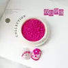 Nova dopamina verão Cor Macaron tamanho cor mista unha pequena esfera de aço criativo conta redonda joia