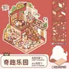 Señor. Pegatinas Planas de Paisajismo de Papel Serie Libro de Cuentos de Hadas del Príncipe Paquete de Pegatinas Planas de Paisajismo 3D para Bricolaje