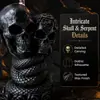 Bestseller transfronterizo: Velas perfumadas creativas de pilar con forma de calavera de Halloween, decoraciones de velas hechas a mano con forma de calavera al por mayor