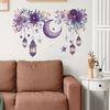 Comércio exterior lâmpada pendente lua roxa flor quarto sala de estar varanda dormitório decoração de casa papel de parede autoadesivo atacado transfronteiriço