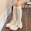 Medias Premium de Terciopelo Transfronterizas con Lazo Rojo, Atractivas y Sexys, Resistentes a Enganches, Calcetines Japoneses Hasta la Rodilla
