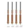 Compatible con Creality 3D K1C/K1MAX/Ender-3V3 Accesorios de Boquilla Doble Metal Integrada Acero Alta Velocidad