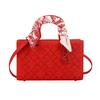 Bolso Estilo Princesa Diana con Bordado Intrincado, Nuevo Pañuelo de Seda de Alta Gama 2026, Bolso de Mano Versátil para Mujer, Bolso de Hombro y Cruzado para Ventas Transfronterizas