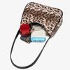 Bolso de hombro compacto con estampado de leopardo, estilo europeo y americano, venta al por mayor, bolso de mano para mujer, bolso de mano portátil de nicho para ir al trabajo