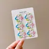 2026 Nuevo Modelo Pinzas para el Cabello de Niña de Colores Arcoíris Pasador Infantil para Flequillo Accesorios para el Cabello Dopamina para Niñas Pequeñas