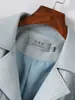 2026 Nova Jaqueta de Couro Outono Inverno Feminina Curta Estilo Coreano Solta Gola Lapela Jaqueta Casaco Elegante Chique Fashion