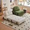 Sofá de tecido, sofá modular para apartamento pequeno, poltrona reclinável de lazer, sofá pequeno dobrável para sala de estar, sofá-cama modular