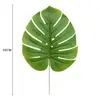 Hojas Simuladas Grandes Estilo Escandinavo, Hojas de Monstera, Hojas de Girasol, Hojas de Canna, Hojas de Platanillo de Viajero, Hojas de Ficus