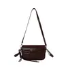 Dropshipping Transfronterizo de Bolsos de Hombro de Nicho, Bolsos Cuadrados Pequeños, Bolsos Sencillos Retro de Color Sólido para Debajo del Brazo, Bolsos Cruzados Personalizados, Bolsos de Estilo Nuevo