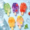 Brinquedo de comida simulada frutas de verão picolé acessórios de resina decorações DIY cola de creme feita à mão capa de celular peças para acessórios de cabelo