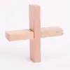 Madera de Haya 4.5cm Cerradura Kongming Luban Juego Completo Regalo Educativo Infantil Juguete de Madera con Ensamblaje Machihembrado Detalles en Empaque de Plástico