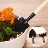 Conjunto de Ferramentas de Jardinagem de Três Peças para Cultivar Flores, Plantas em Vasos de Jardinagem Doméstica, Pá Pequena de Jardim, Pá para Arrancar Ervas Daninhas e Afofar