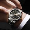 Reloj de Negocios para Hombre Shangmei Resistente al Agua Luminoso Moderno Estudiante de Secundaria Reloj de Cuarzo Reloj de Cuarzo para Jóvenes