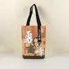 Sacolas de papel DuPont lisas com logotipo personalizado e estampas, sacolas de compras ecológicas, sacolas de papel DuPont de grande capacidade feitas sob encomenda
