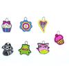 Nuevo tirador de cremallera de dibujos animados pieza de tracción candado de tracción de silicona Cabeza asa de mochila escolar para niños asa asa una variedad de multicolor Universal