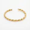 Suministro Especial Transfronterizo Pulsera Abrible de Acero Inoxidable Europea y Americana para Mujer Pulsera Hidráulica de Forma de C de Alta Gama Joyería de Moda Venta al por Mayor