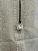 Estilo Mismo de Bloguera Coreana Colgante de Frijol Collar Largo para Mujer Diseño de Nicho de Alta Gama Cadena para Suéter Cadena de Clavícula Esmaltada