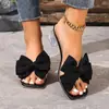 Moda, versátil, elegante, de alta qualidade, feminino, 2026, transfronteiriço, laço, slip-on, salto de cristal, estilo francês, plus size, moda, sapatos femininos