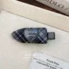 Grampo de Cabelo Preppy Estilo Outono e Inverno Coreano com Xadrez de Coração Geométrico, Presilha Sem Costura, Doce para Franja Quebrada, Acessórios de Cabelo para Mulheres